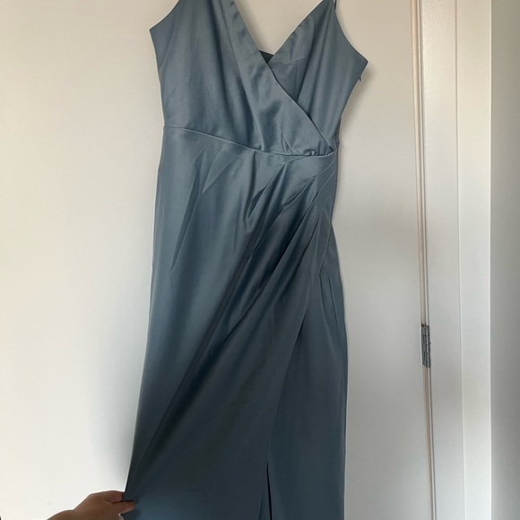 BHLDN Freya Satin Charmeuse dress size 8 - Picture 5 of 6